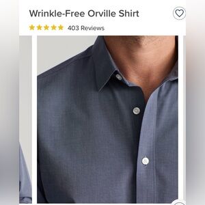 Men’s NEW UNTUCKit size medium wrinkle free Orville shirt. $75